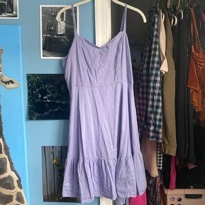 blue old navy flowy dress